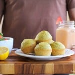 Gluten free lemon poppy seed muffins