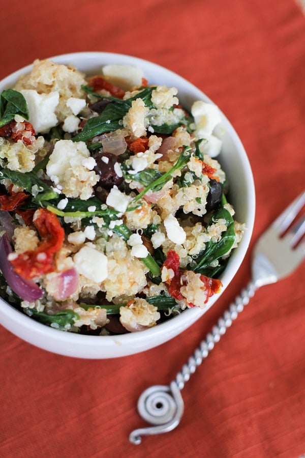 Mediterranean Quinoa Salad 