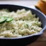Jalapeno Ginger Cauliflower Rice (paleo friendly) | http://www.theroastedroot.net