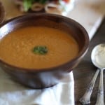 Crock Pot Tomato Basil Soup (vegan) - - - > www.theroastedroot.net