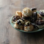Chocolate Dipped Coconut Macaroons - easy, healthy, gluten free, and almost paleo!
