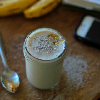 Almond Butter Chia Seed Smoothie