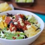 Ahi Poke Sushi Bowls with Wasabi Mayo | TheRoastedRoot.net #healthy #dinner #recipe #glutenfree