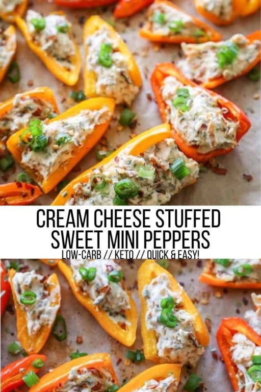 Cream Cheese Stuffed Baby Bell Peppers The Roasted Root