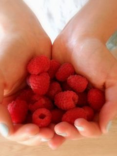 Raspberry Mint Simple Syrup