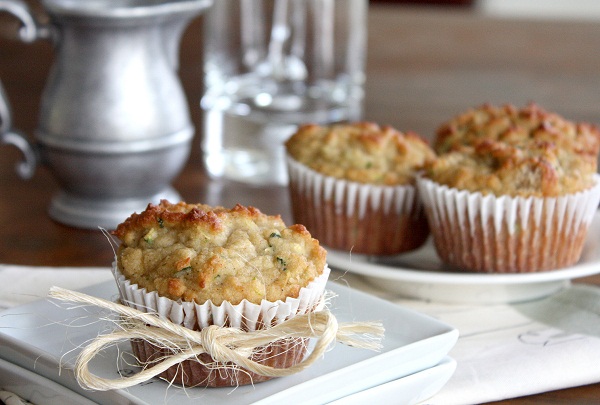 Almond Flour Zucchini Muffins (gluten-free!)