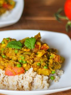 Indian Eggplant Curry Recipe - Also known as authentic Bhaingan Bharta recipe that is easy to make and so delicious