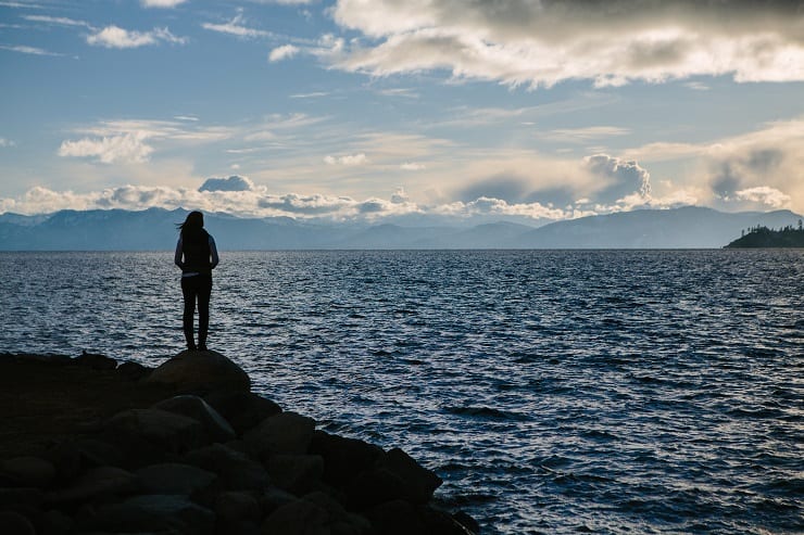 Julia Mueller at Lake Tahoe