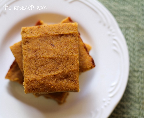 Coconut Flour Pumpkin Squares