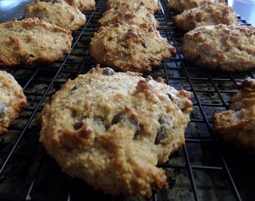 chocolate chunk almond flour scones