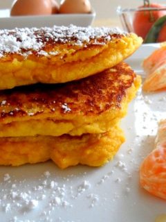 Citrus Coconut Flour Pancakes (gluten-free)