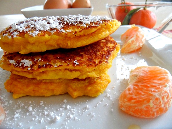 Citrus Coconut Flour Pancakes (gluten-free)