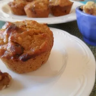 Oat Flour Morning Glory Muffins