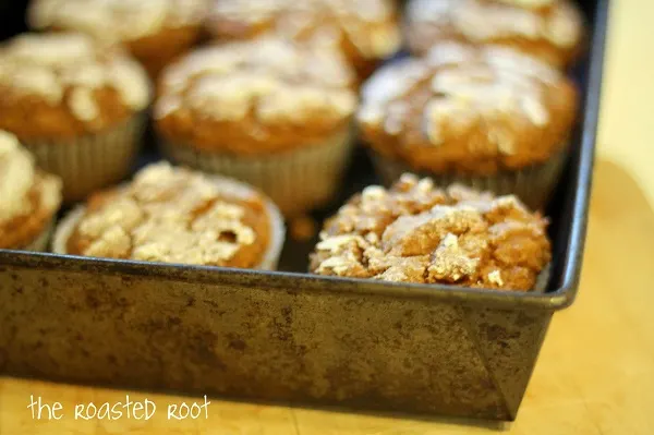Gluten free pumpkin muffins - - - > https://www.theroastedroot.net