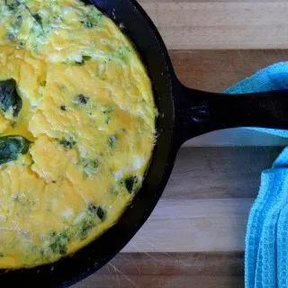 Zucchini & Basil Frittata