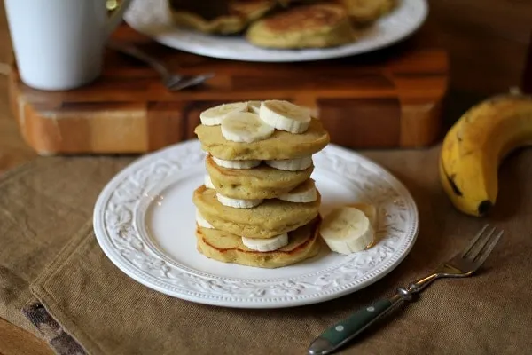 Gluten Free Brown Rice Flour Banana Pancakes 