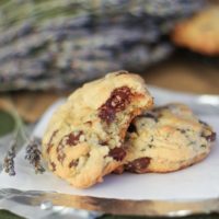 Lavender Chocolate Chip Cookies (gluten-free)