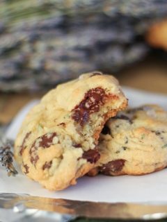 Lavender Chocolate Chip Cookies (gluten-free)