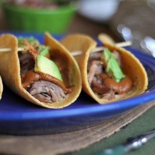 Pulled Pork Mole Tacos
