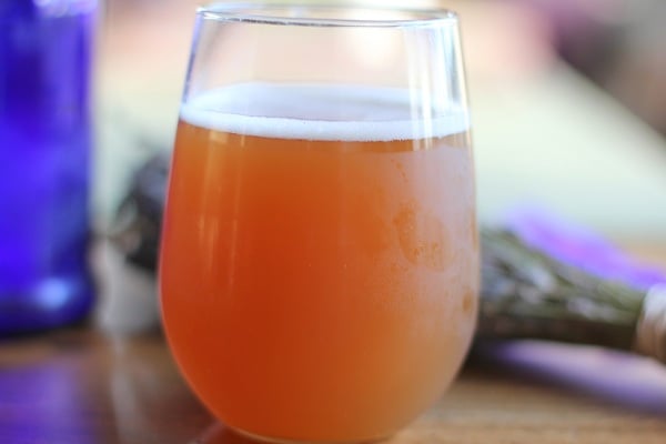 Homemade Lavender Kombucha