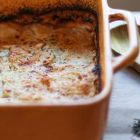 Parsnip Gratin - a cheesy, comforting, delicious side dish