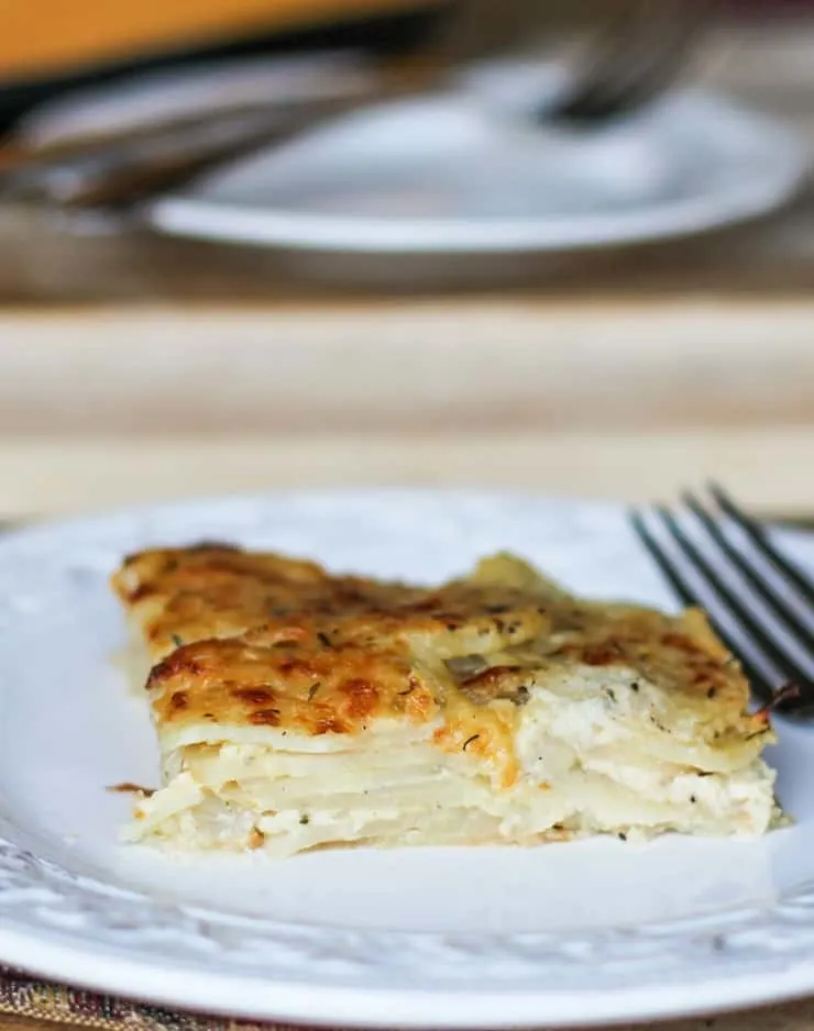 Parsnip Gratin - a cheesy, comforting, delicious side dish