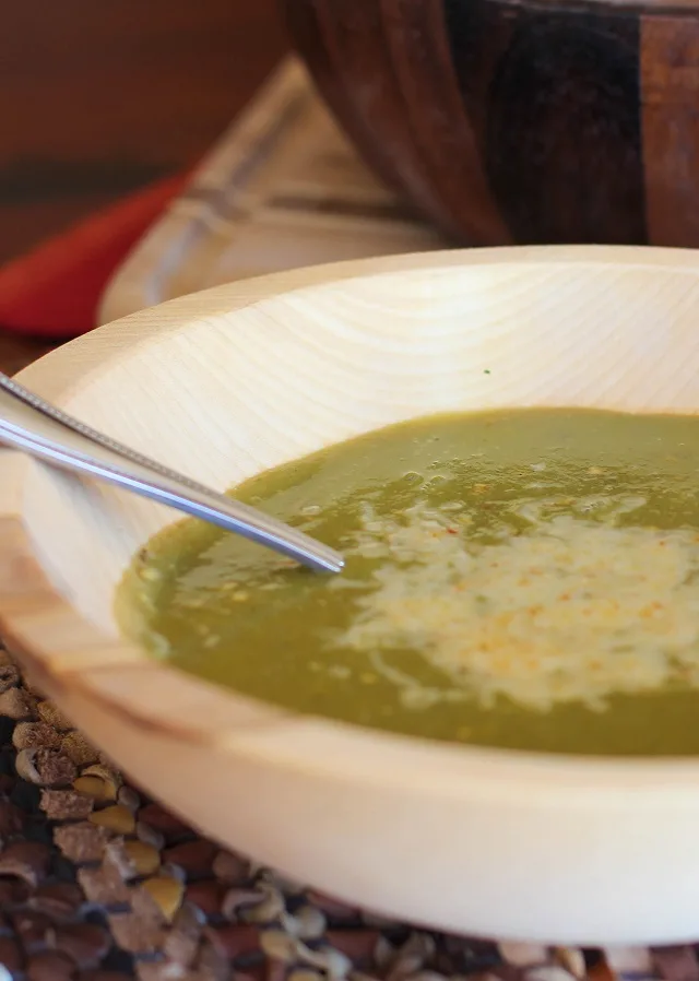Roasted Eggplant Split Pea Soup #vegetarian #healthy #recipe