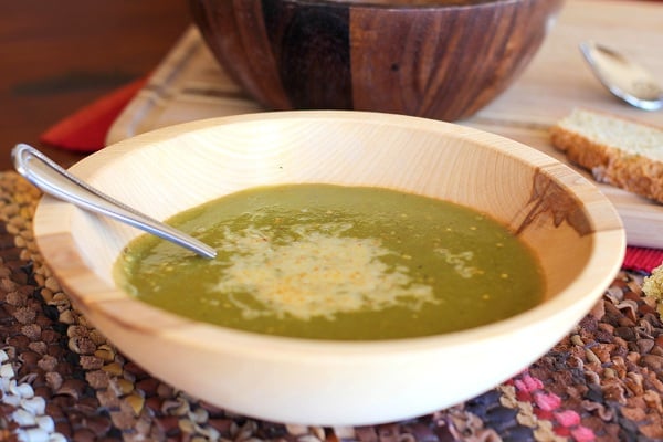 Roasted Eggplant Split Pea Soup