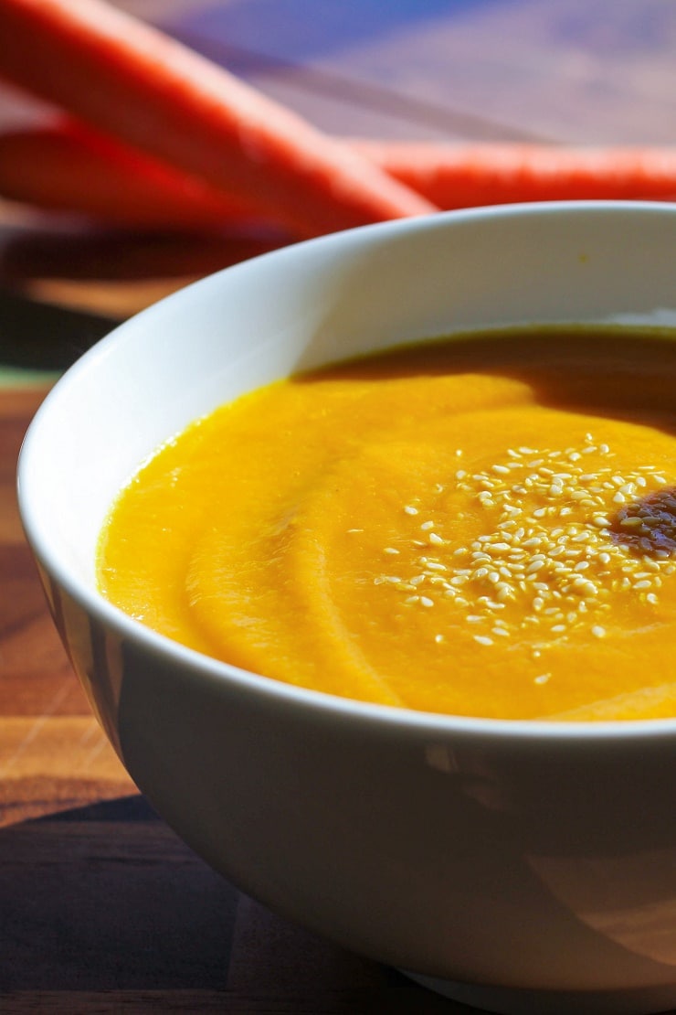 thai carrot soup (paleo, vegan)