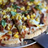 Gluten free Carnitas Taco Pizza