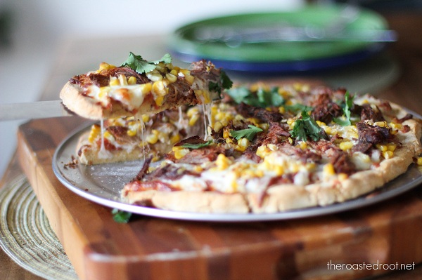 Gluten Free Carnitas Taco Pizza