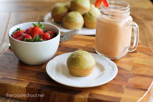 Gluten Free Lemon Poppy Seed Muffins