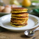 Lemon Poppy Seed Coconut Flour Pancakes (gluten free)