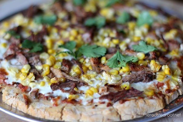 Gluten Free Carnitas Taco Pizza