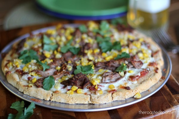 Gluten Free Carnitas Taco Pizza