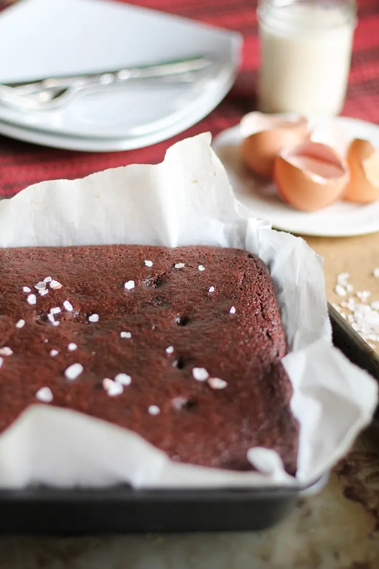 Chocolate Beet Cake - gluten-free and refined sugar-free, made with almond flour | TheRoastedRoot.net #dessert #glutenfree