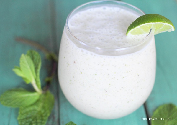 mojito smoothie & a cookbook update!