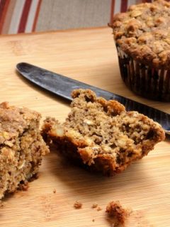 Oatmeal Walnut Muffins