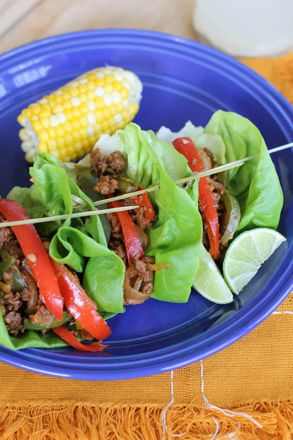 Turkey Fajita Lettuce Wraps Turkey Fajita Lettuce Wraps