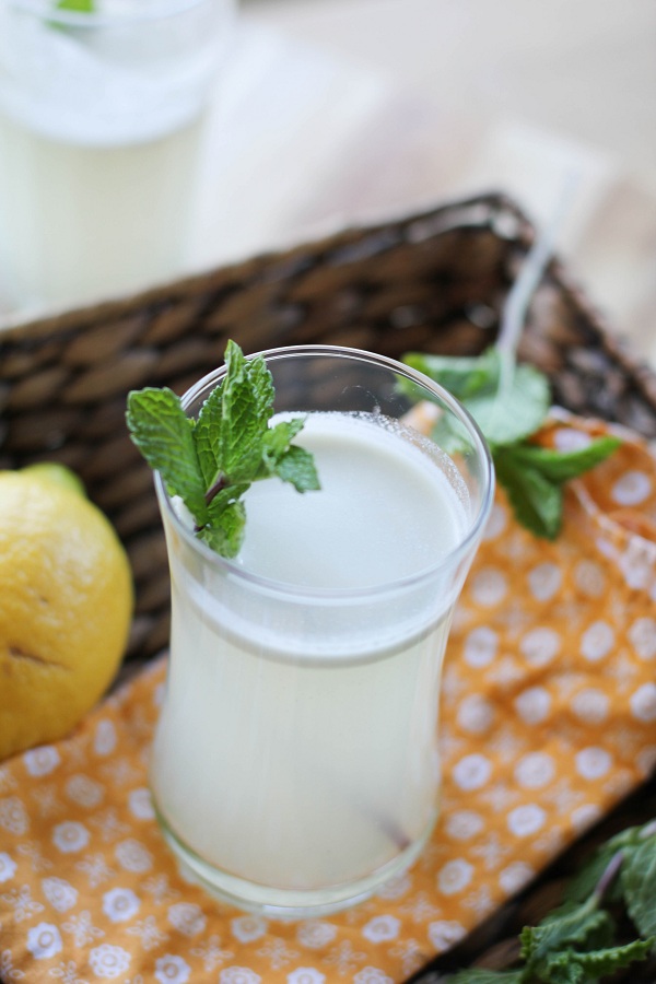 Mint & Coconut Lactofermented Lemonade