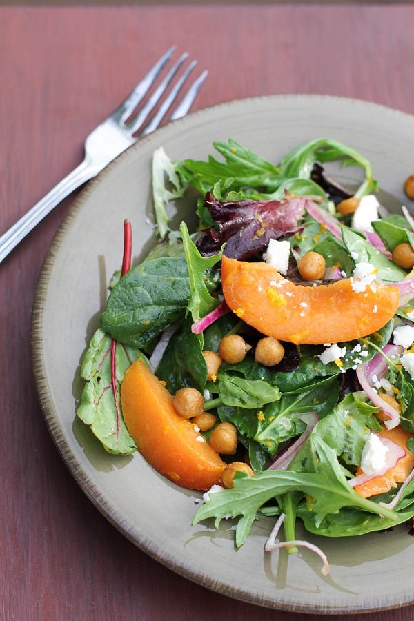 Toasted Chickpea and Apricot Salad