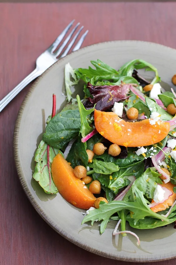 Toasted Chickpea and Apricot Salad 
