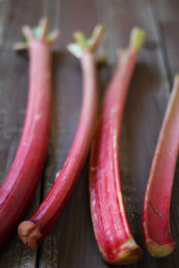Gluten Free Strawberry Rhubarb Cake