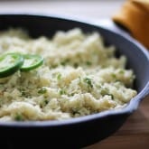 Jalapeno Ginger Cauliflower Rice (paleo friendly) | https://www.theroastedroot.net