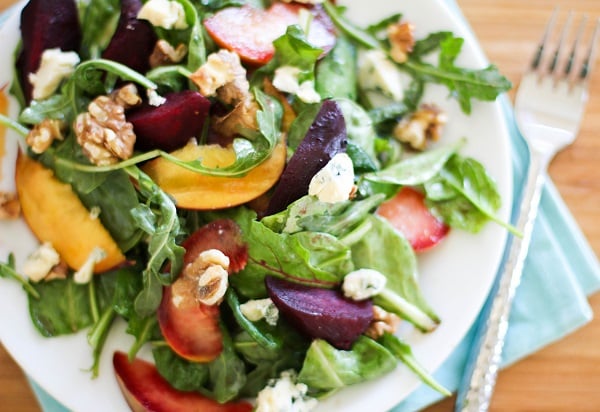 Roasted Beet and Peach Salad Roasted Beet and Peach Salad