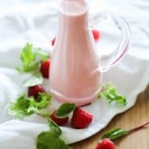 Creamy Raspberry Vinaigrette | https://www.theroastedroot.net