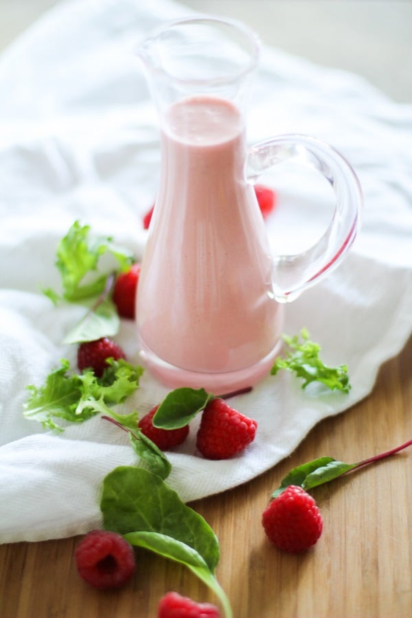 Creamy Raspberry Vinaigrette - The Roasted Root
