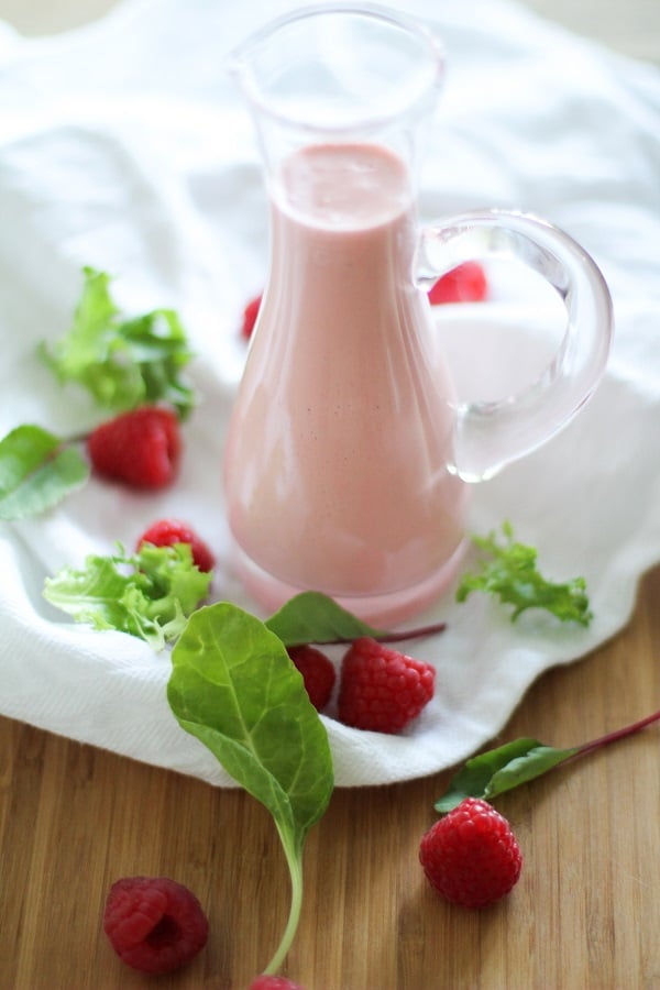 Naturally Sweetened Raspberry Vinaigrette