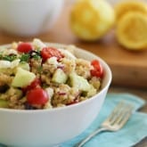 Greek Quinoa Salad | http;//www.theroastedroot.net