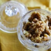 Rosemary Candied Walnuts | https://www.theroastedroot.net